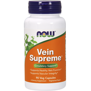 bottle of Now Vein Supreme Veg Capsule