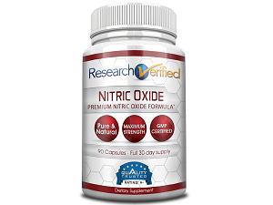 bottle of Research Verified Nitric Oxide