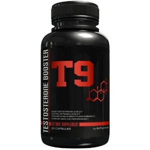bottle of t9 testosterone booster