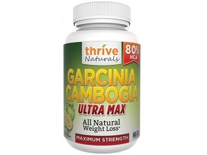 bottle of Thrive Naturals Garcinia Gambogia Ultra Max