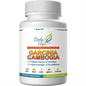 bottle of Body Vega 100% Pure Garcinia Cambogia