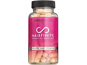 bottle of Brock Beauty's Hairfinity