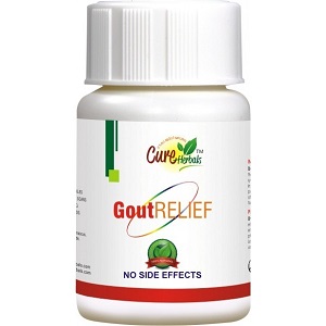 bottle of Cure Herbals Gout Relief