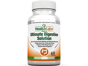 bottle of Health Labs Nutra Ultimate Digestion Solution