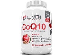 bottle of Lumen Naturals CoQ10