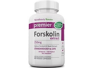 bottle of Nutra Beauty Nutrition Forskolin Extract