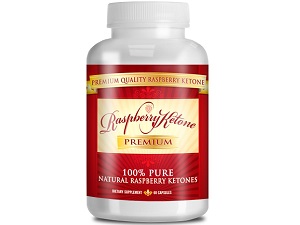 bottle of raspberry ketone premium