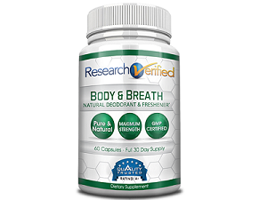 bottle of research verified body and breath