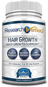 bottle of research verified hair growth