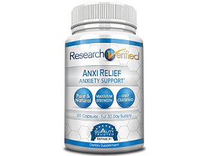 bottle of Research Verified's AnxiRelief Day & Night