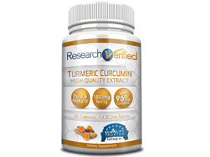 bottle of Research Verified Turmeric