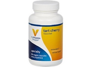 bottle of The Vitamin Shoppe Tart Cherry Extract