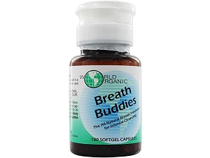 bottle of World Organic Breath Buddies