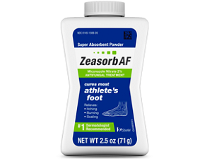 bottle of Zeasorb Athlete's Foot