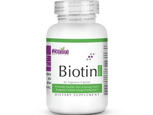 bottle of Zenith Nutrition Biotin