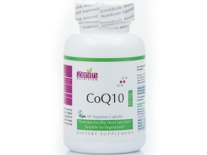 bottle of Zenith Nutrition CoQ10 Plus