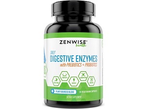 bottle of Zenwise Health Digestive Enzymes