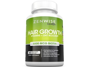bottle of Zenwise Health Hair Growth