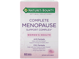 box of Nature's Bounty Complete Menopause Support Complex