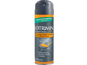 Lotrimin Athlete's Foot Deodorant Powder Spray for Athlete's Foot