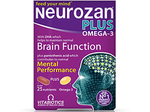 Vitabiotics Neurozan Plus Omega-3 for Brain Booster